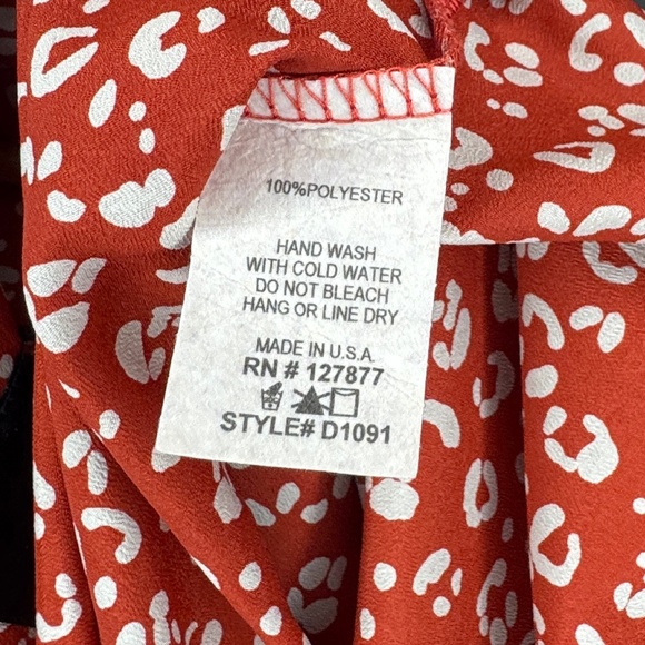 A. Maglia Patterned Sleeveless Midi Dress - size M medium - Picture 5 of 5